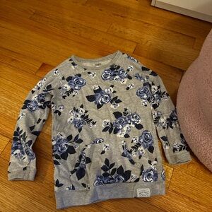 Carter's Blue Floral Kids Sweatshirt